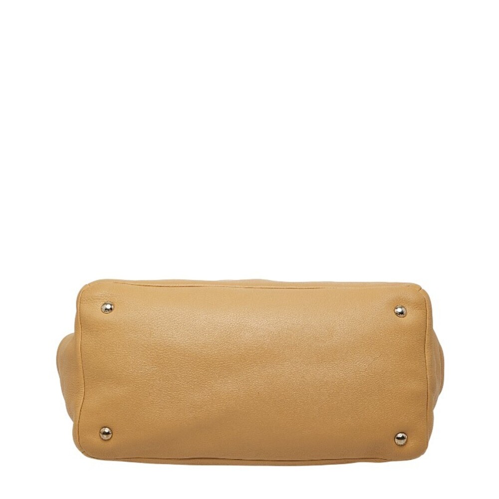 PRADA Cream Leather Shoulder Bag - Picture 3 of 13